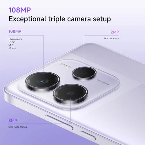 Smartphone Xiaomi Redmi Note 14 5G NFC Midnight Black (Preto) 8GB RAM 256GB ROM|B0DVLDBHMM