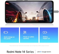 Smartphone Xiaomi Redmi Note 14 5G NFC Midnight Black (Preto) 8GB RAM 256GB ROM|B0DVLDBHMM