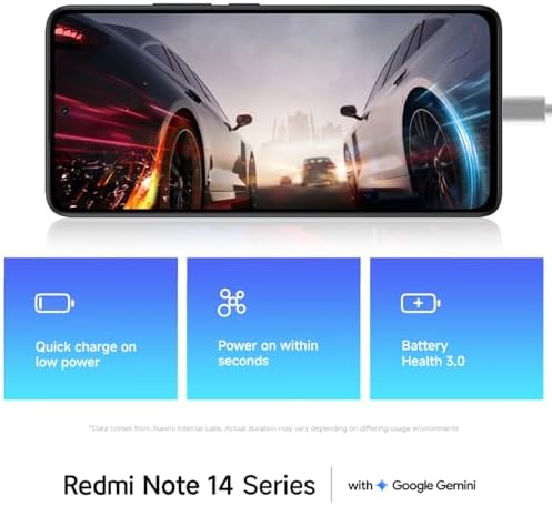 Smartphone Xiaomi Redmi Note 14 5G NFC Midnight Black (Preto) 8GB RAM 256GB ROM|B0DVLDBHMM