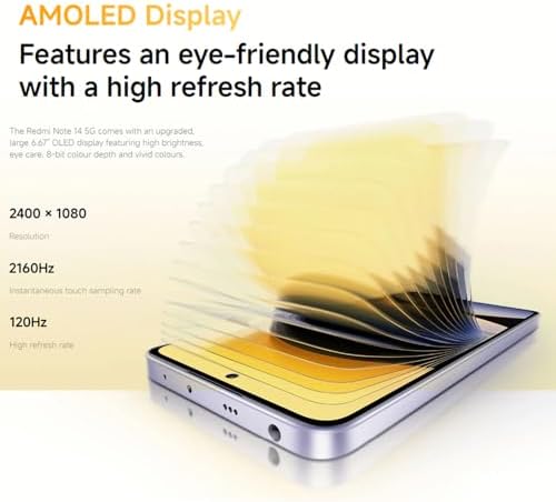 Smartphone Xiaomi Redmi Note 14 5G NFC Midnight Black (Preto) 8GB RAM 256GB ROM|B0DVLDBHMM