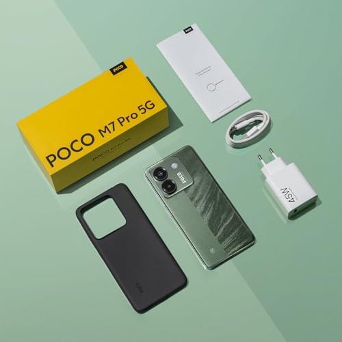 Xiaomi Smartphone POCO M7 Pro 5G 256GB | 8GB/12GB RAM | Processador Ultra Potente Dimensity 7025 | Tela AMOLED FHD+ 120Hz com Proteção Ocular | Bateria 5110mAh com 45W Turbo Charge (Verde, 8+256GB)|B0F3JHM2FQ