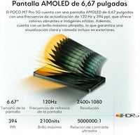 Xiaomi Smartphone POCO M7 Pro 5G 256GB | 8GB/12GB RAM | Processador Ultra Potente Dimensity 7025 | Tela AMOLED FHD+ 120Hz com Proteção Ocular | Bateria 5110mAh com 45W Turbo Charge (Verde, 8+256GB)|B0F3JHM2FQ