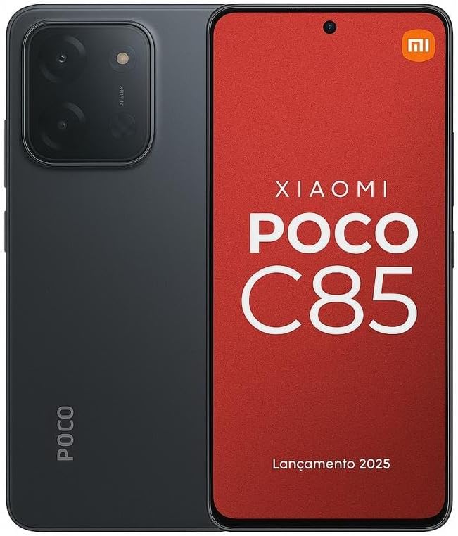Smartphone Xiaomi Poco C85 NFC Preto 8GB RAM 256GB ROM|B0FZDVS62S